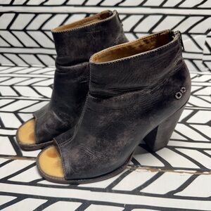 BED|STU Onset Peep Toe Ankle Boots in 9.5